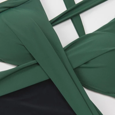 Women's Crisscross One Piece Swimsuit - Cupshe 1 Women's Crisscross One Piece Swimsuit - Cupshe