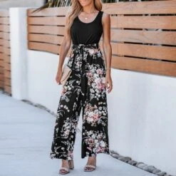Women's Belted Floral Wide Leg Jumpsuit - Cupshe 6 Women's Belted Floral Wide Leg Jumpsuit - Cupshe -BLAZER GUEST cc2d2871 760d 4253 b860 8b2d7228bba7