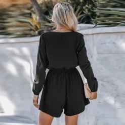 Women's Shadow Zip-Up Drawstring Waist Romper - Cupshe 10 Women's Shadow Zip-Up Drawstring Waist Romper - Cupshe -BLAZER GUEST cf24c665 90ae 4cdc aa05 3c314c41a633