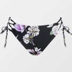 Women's Floral Side Tie Mid Waist Bikini Bottom - Cupshe -BLAZER GUEST d19a5607 ead1 47f0 9fe3 0f57148c9f38
