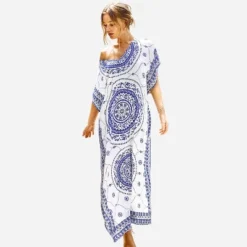 Women's Floral Boho Print Maxi Cover Up - Cupshe - One Size Fits Most 5 Women's Floral Boho Print Maxi Cover Up - Cupshe - One Size Fits Most -BLAZER GUEST d20ca449 4b78 4f67 81e6 8192d54d4643