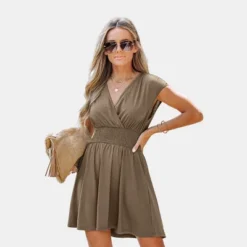Women's Smocked Surplice Mini Dress -Cupshe 15 Women's Smocked Surplice Mini Dress -Cupshe -BLAZER GUEST d41676ef bfe7 4e27 822b 205dd58d12da