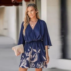 Women's Watercolor Floral Print A-Line Mini Dress - Cupshe -BLAZER GUEST d4320ed5 b0d2 492c a2d4 19d85021d603