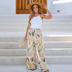 Women's Abstract Print Paperbag Pants -Cupshe -BLAZER GUEST d71e5e84 e1bf 4af1 8361 0c60a22b820e