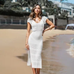 Women's Pointelle Knit Bodycon Cover-Up Dress - Cupshe 12 Women's Pointelle Knit Bodycon Cover-Up Dress - Cupshe -BLAZER GUEST d73c4180 2df1 4fc5 bc1d 33c56fd1a241