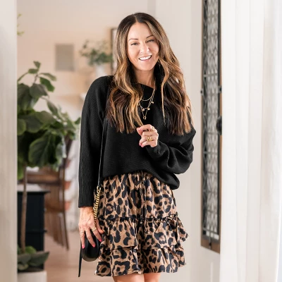 Women's One-Shoulder Dropped Long Sleeve Sweater - Cupshe 4 Women's One-Shoulder Dropped Long Sleeve Sweater - Cupshe - Image 4