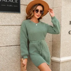 Women's Drawstring Sweater Dress - Cupshe 10 Women's Drawstring Sweater Dress - Cupshe -BLAZER GUEST d8522812 680f 45c2 acba 63b5efc2f85b