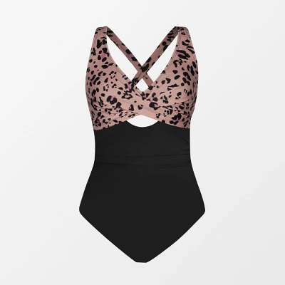 Women's Back Tie Crisscross One Piece Swimsuit - Cupshe 4 Women's Back Tie Crisscross One Piece Swimsuit - Cupshe - Image 4