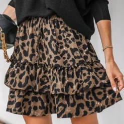 Women's Leopard Print Drawstring Ruffled Skirt - Cupshe 16 Women's Leopard Print Drawstring Ruffled Skirt - Cupshe -BLAZER GUEST d95a52c9 2cb7 45b0 90db 5befef4ccaa3