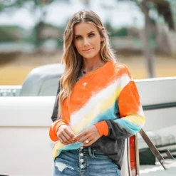 Women's Tie-Dye Wash Crewneck Pullover Sweatshirt - Cupshe 9 Women's Tie-Dye Wash Crewneck Pullover Sweatshirt - Cupshe -BLAZER GUEST dd3db727 7632 4e3a bd8d cea6e9ace602
