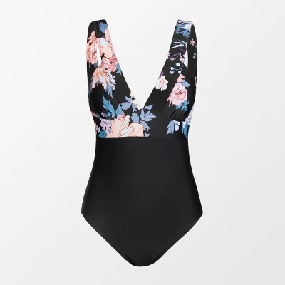 Women's One Piece Swimsuit Vintage Cutout Floral V Neck Bathing Suit - Cupshe 4 Women's One Piece Swimsuit Vintage Cutout Floral V Neck Bathing Suit - Cupshe - Image 4