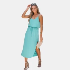 Women's Drawstring Cami Midi Dress - Cupshe 15 Women's Drawstring Cami Midi Dress - Cupshe -BLAZER GUEST ddfd923a 5aea 4a5a 8b53 67426d938990