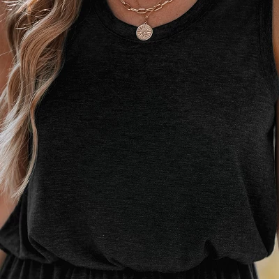 Women's Scoop Neck Side Slit Maxi Dress - Cupshe 2 Women's Scoop Neck Side Slit Maxi Dress - Cupshe - Image 2