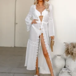 Women's Lace Long Sleeves Duster Cover-Up - Cupshe 8 Women's Lace Long Sleeves Duster Cover-Up - Cupshe -BLAZER GUEST e0a715c3 0c55 4b39 8228 23d5ad8e9766