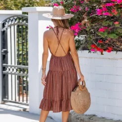 Women's Striped Ruffled Midi Dress - Cupshe 10 Women's Striped Ruffled Midi Dress - Cupshe -BLAZER GUEST e1185429 d1b3 4427 a9e8 1b1f2e9e3738