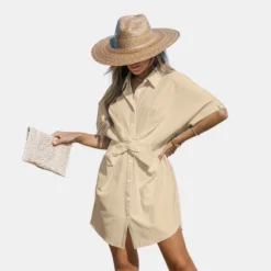 Women's Twist Mini Shirt Dress - Cupshe 8 Women's Twist Mini Shirt Dress - Cupshe -BLAZER GUEST e5783f36 86ff 45b7 89b0 dd6d5423b917