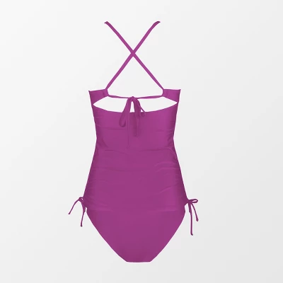 Women's Maternity Cutout Drawstring Swimsuit Tankini Set - Cupshe 6 Women's Maternity Cutout Drawstring Swimsuit Tankini Set - Cupshe - Image 6