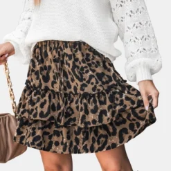 Women's Leopard Print Drawstring Ruffled Skirt - Cupshe 17 Women's Leopard Print Drawstring Ruffled Skirt - Cupshe -BLAZER GUEST e7e4e251 2e22 4a47 a463 d0d6337b725e