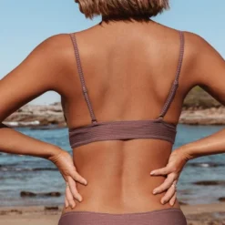 Women's Swimsuit Ribbed Triangle Bikini Top - Cupshe -BLAZER GUEST e9d35759 eee3 461c b536 db6141367a14