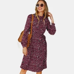 Women's Long Sleeve Speckled Print A Line Midi Dress - Cupshe -Black 9 Women's Long Sleeve Speckled Print A Line Midi Dress - Cupshe -Black -BLAZER GUEST ea77482b b286 4bea a8ef 1f1bb71abe33