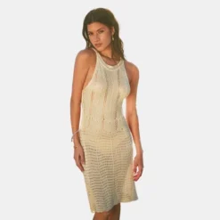 Women's Crochet Round Neck Cover-Up Dress - Cupshe -BLAZER GUEST eaf39fca 6578 45ea 9cff 581be74ec66d