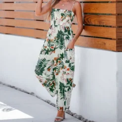 Women's Tropical Smocked Cami Jumpsuit - Cupshe 12 Women's Tropical Smocked Cami Jumpsuit - Cupshe -BLAZER GUEST eb83f538 ec3d 40b1 9ec2 fc092429cadf
