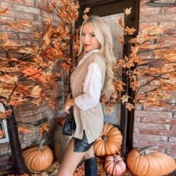 Women's Warm Hugs Cable Knit Sweater Vest - Cupshe -BLAZER GUEST ef31cc83 add1 4cdb b20b 4f6d82256b6a