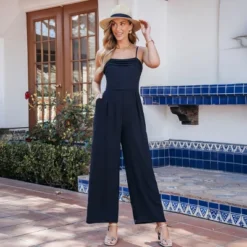 Women's Elegant Navy Jumpsuit For Effortless Style - Cupshe 8 Women's Elegant Navy Jumpsuit For Effortless Style - Cupshe -BLAZER GUEST ef447679 09d6 4a6d 97cc b1a494d76734