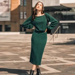 Women's Emerald Ribbed Midi Dress - Cupshe 9 Women's Emerald Ribbed Midi Dress - Cupshe -BLAZER GUEST f0cfbe08 0d5e 44d5 b0a6 f1cd55929b29