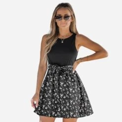 Women's Belted Floral Print Mini Dress - Cupshe 9 Women's Belted Floral Print Mini Dress - Cupshe -BLAZER GUEST f19696b7 dcd7 4def b25b 03b553a44fc4