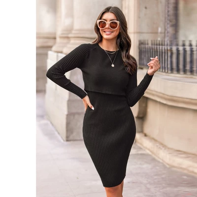 Women's Shadow Ribbed Cropped Sweater - Cupshe 4 Women's Shadow Ribbed Cropped Sweater - Cupshe - Image 4