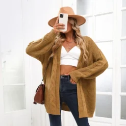 Women's Colorart Chunky Knit Longline Cardigan - Cupshe -BLAZER GUEST f3e103ee 6e85 4df3 9f4b 8e698be6b25e
