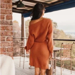 Women's One Shoulder Drawstring Mini Sweater Dress - Cupshe 9 Women's One Shoulder Drawstring Mini Sweater Dress - Cupshe -BLAZER GUEST f3e571c6 c29e 4d75 bf6f 28ff43d13978