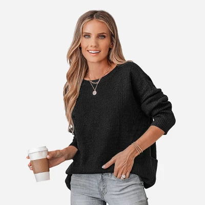 Women's Warm Hugs Drop Sleeve Sweater - Cupshe 8 Women's Warm Hugs Drop Sleeve Sweater - Cupshe - Image 8