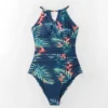 Women's High Neck Cutout One Piece Swimsuit - Cupshe