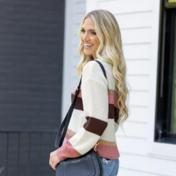 Women's Striped Drop Sleeve Rib Sweater - Cupshe 9 Women's Striped Drop Sleeve Rib Sweater - Cupshe -BLAZER GUEST f8b60c29 fd07 4fc0 be36 04f35ab29b8c