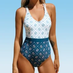 Women's Plaid Flower Strappy One Piece Swimsuit - Cupshe 11 Women's Plaid Flower Strappy One Piece Swimsuit - Cupshe -BLAZER GUEST f9fa8719 09a2 487b b2b2 461b9433ca21