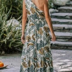 CUPSHE Women's Tropical Leaf One-Shoulder A-shape Dress 8 CUPSHE Women's Tropical Leaf One-Shoulder A-shape Dress -BLAZER GUEST ff196deb d547 4ef3 8032 0ba2fc0ff0e4